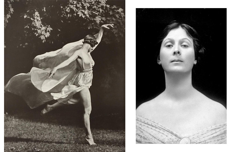Isadora Duncan - Photo Arnold Genthe - Public domain